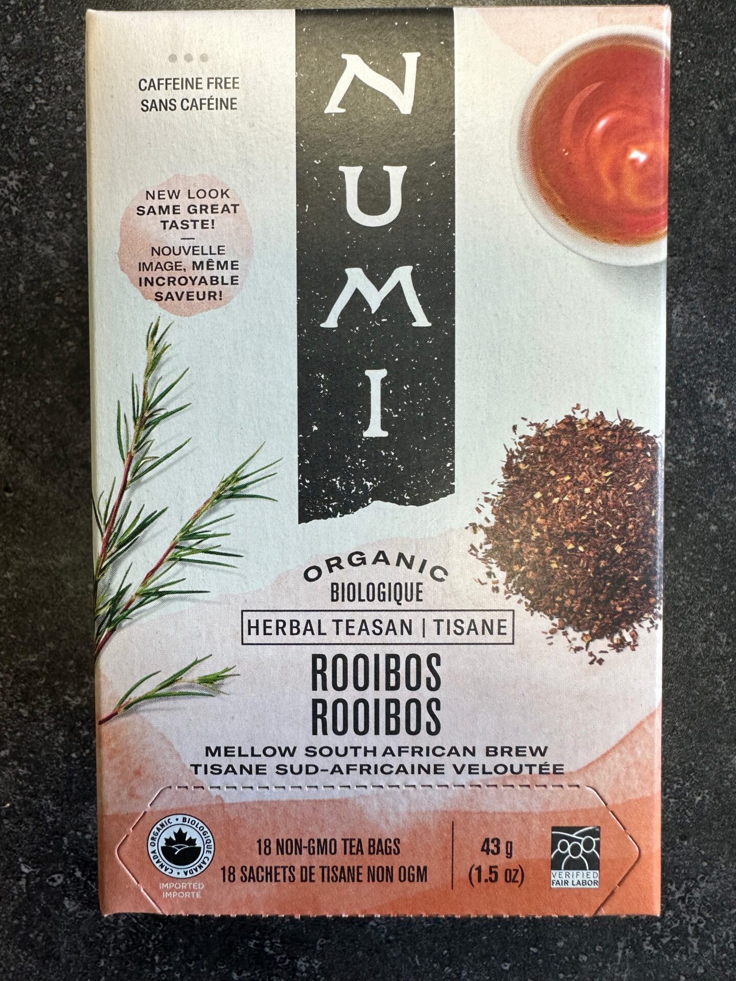 Numi Rooibos Budding Rose Coffee